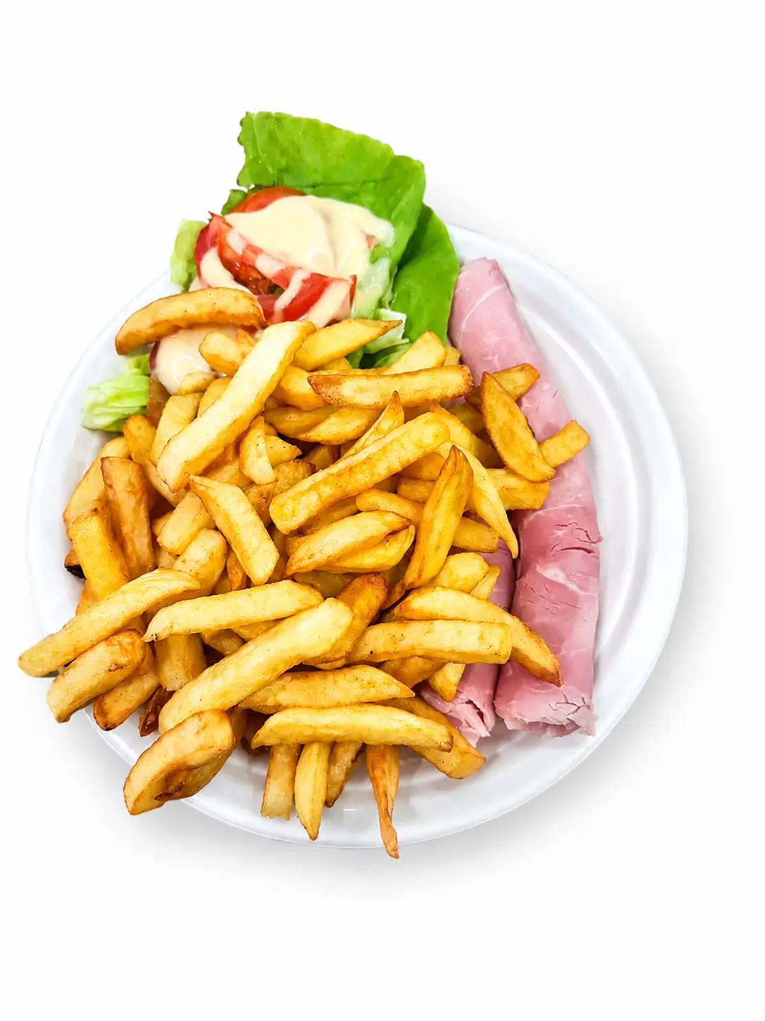 Jambon frites