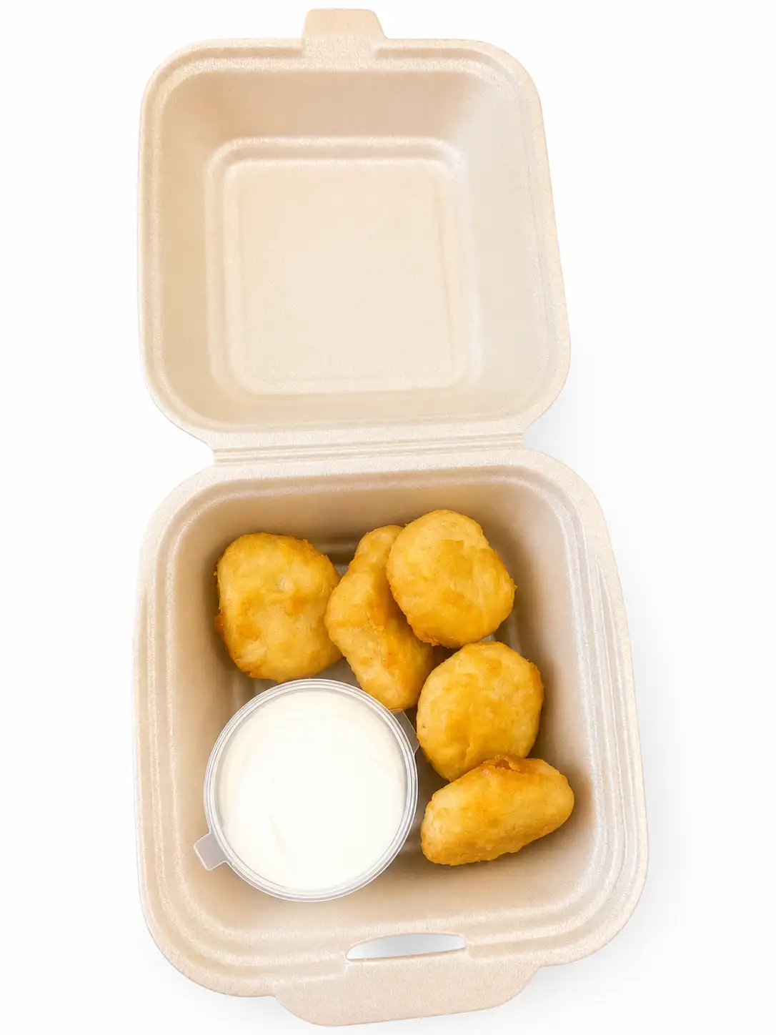 5 nuggets + sauce au choix
