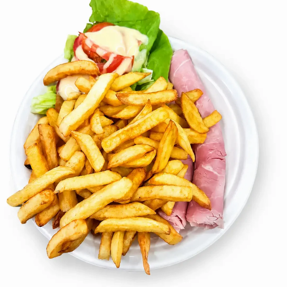 Jambon frites